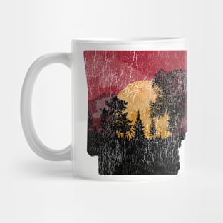 Arkansas Sunset (distressed) Mug